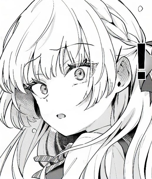 クールな優等生ヒロインの照れた表情をイメージしたカット